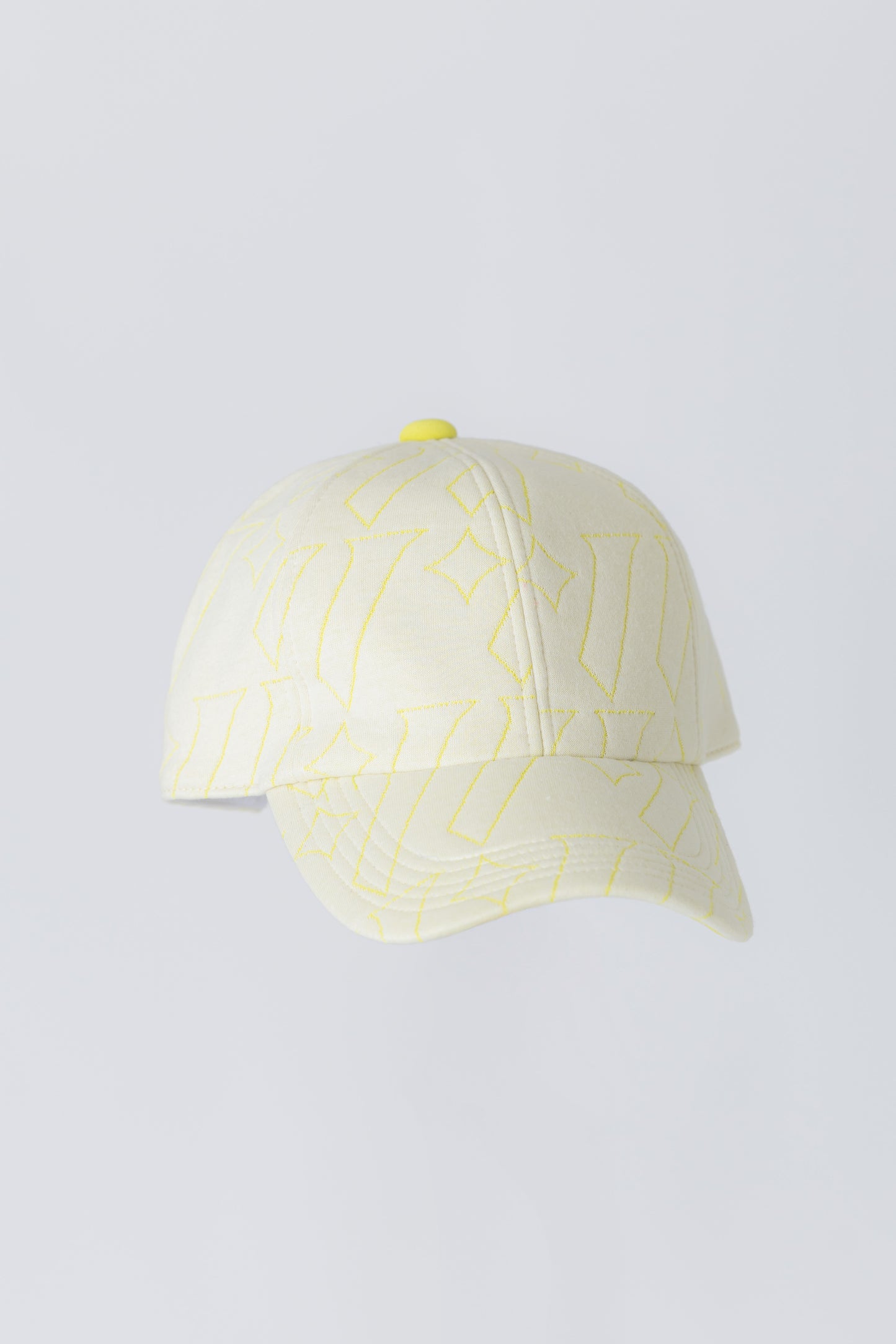 男女兼用 ロゴキルトジャガード CAP オフホワイト