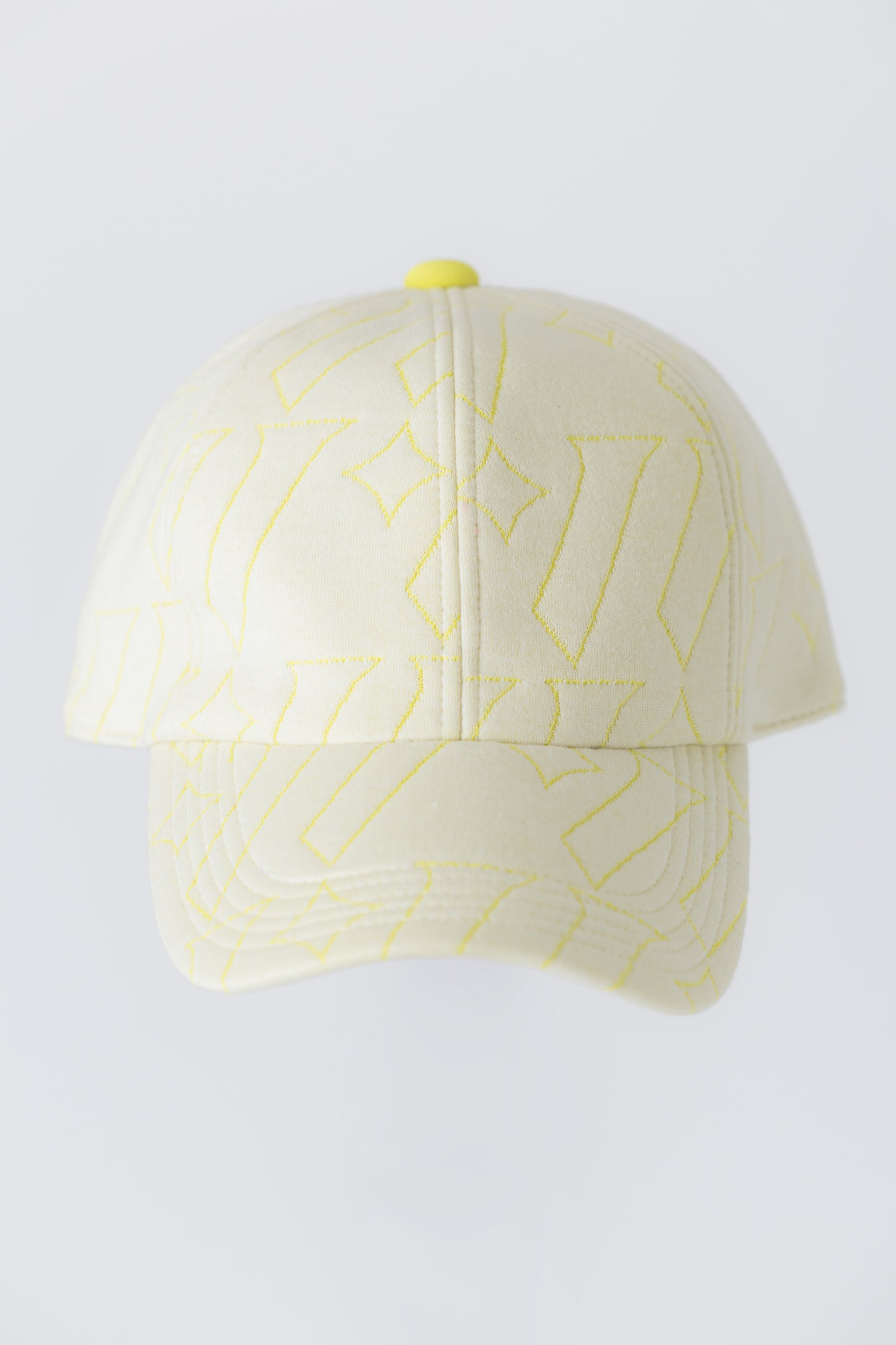 男女兼用 ロゴキルトジャガード CAP オフホワイト