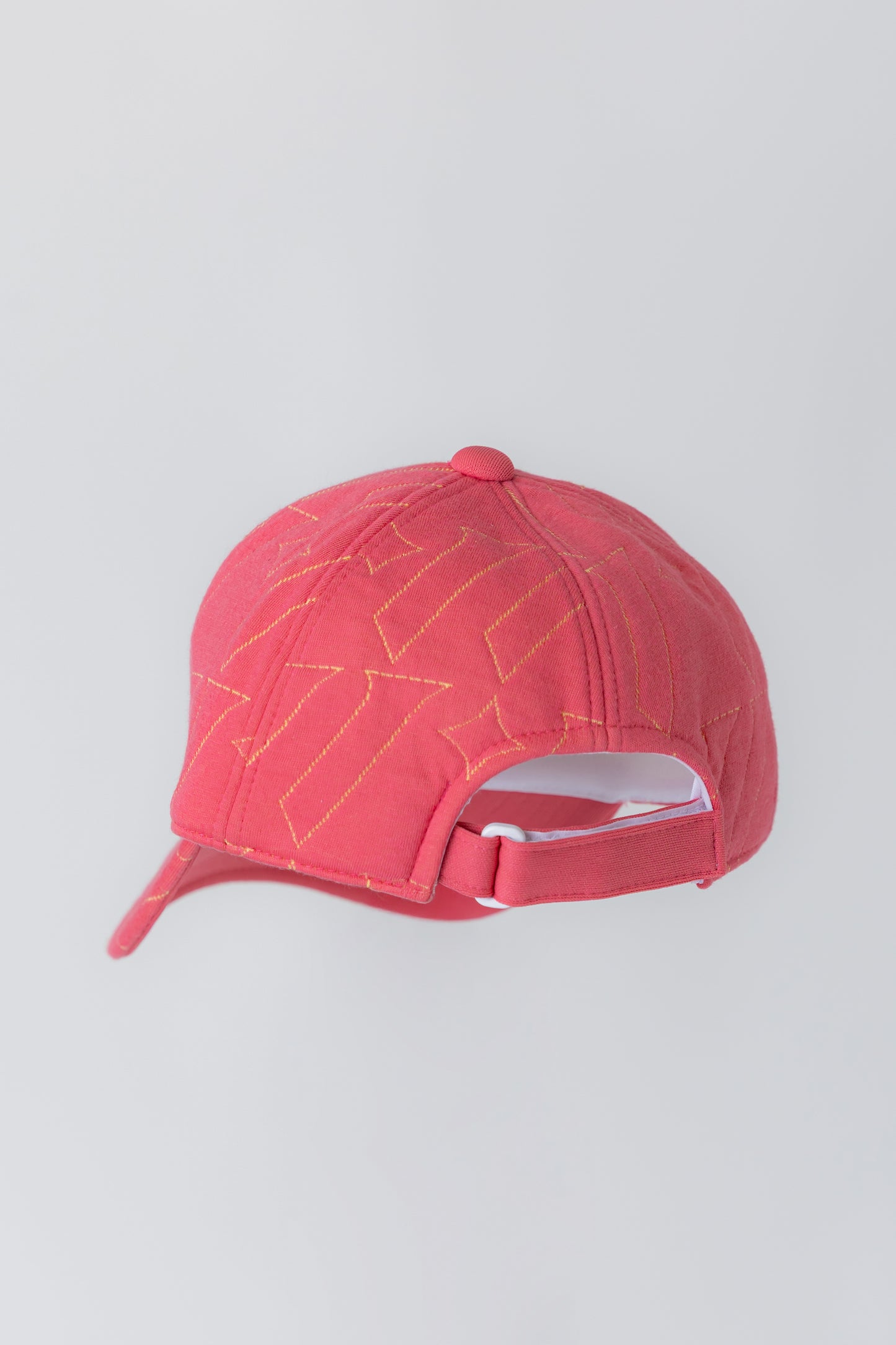 男女兼用 ロゴキルトジャガード CAP ピンク
