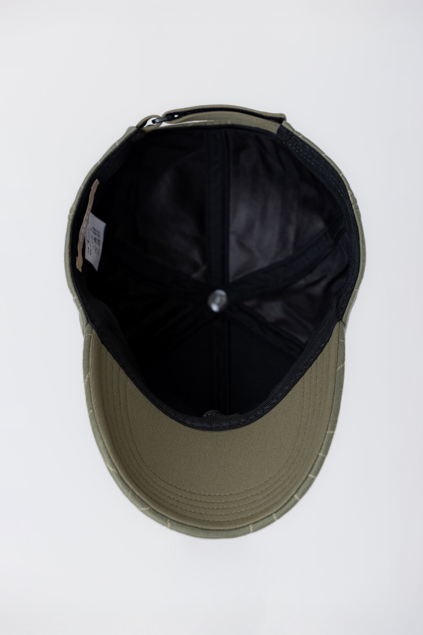 男女兼用 ロゴキルトジャガード CAP オリーブグリーン