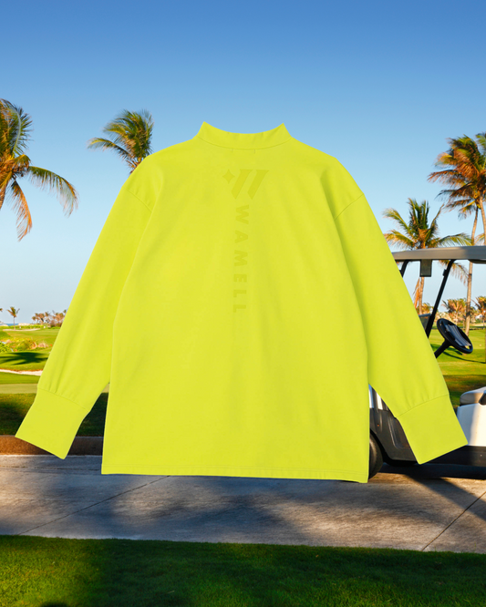 メンズ 吸湿発熱モックネックプルオーバー