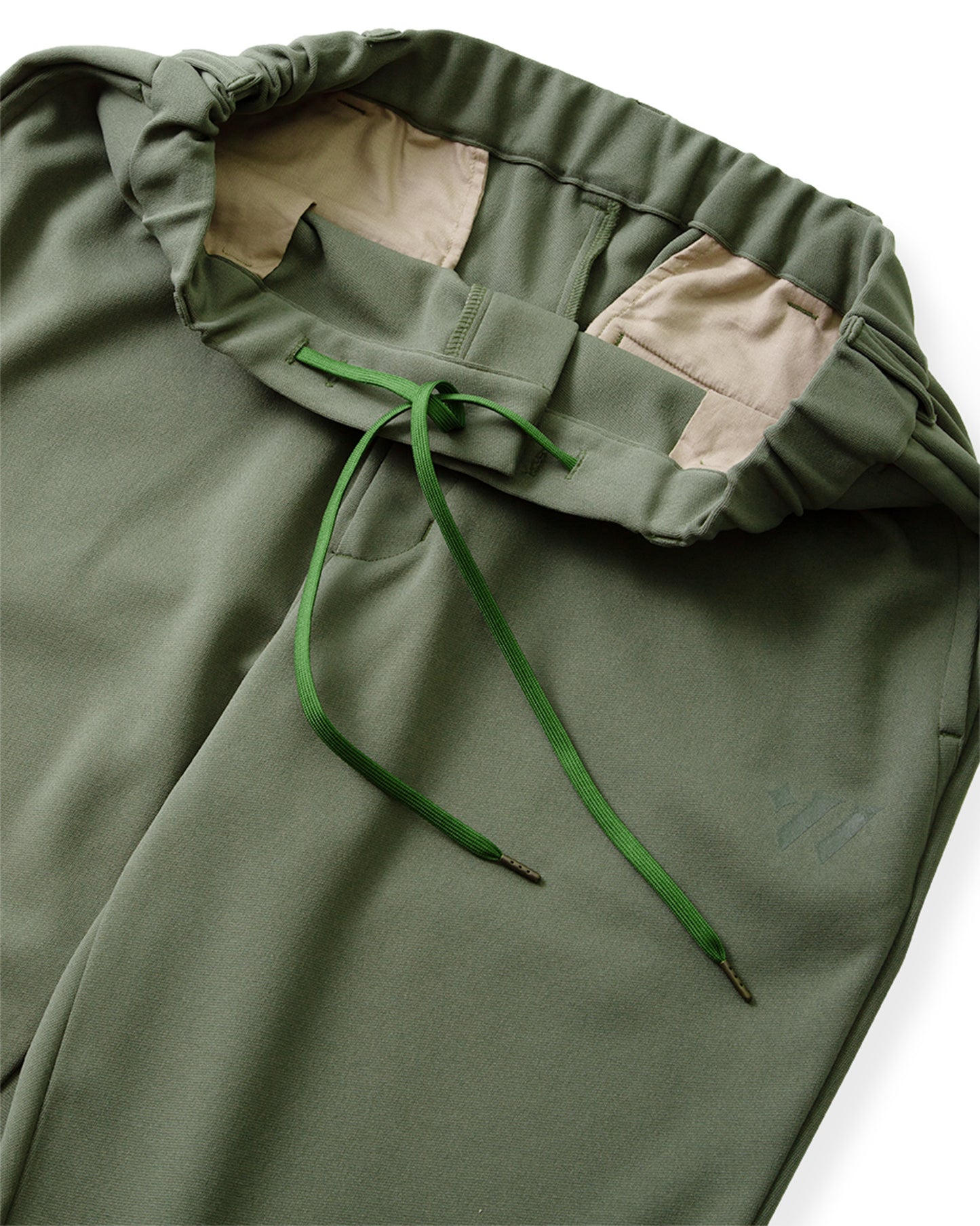 メンズ UVカット速乾スムース ストレッチカラーパンツ オフホワイト