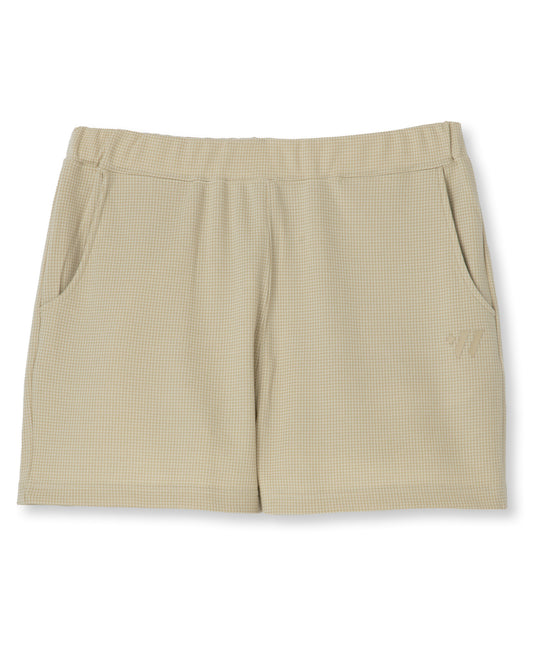 レディース 千鳥ジャガードショートパンツ