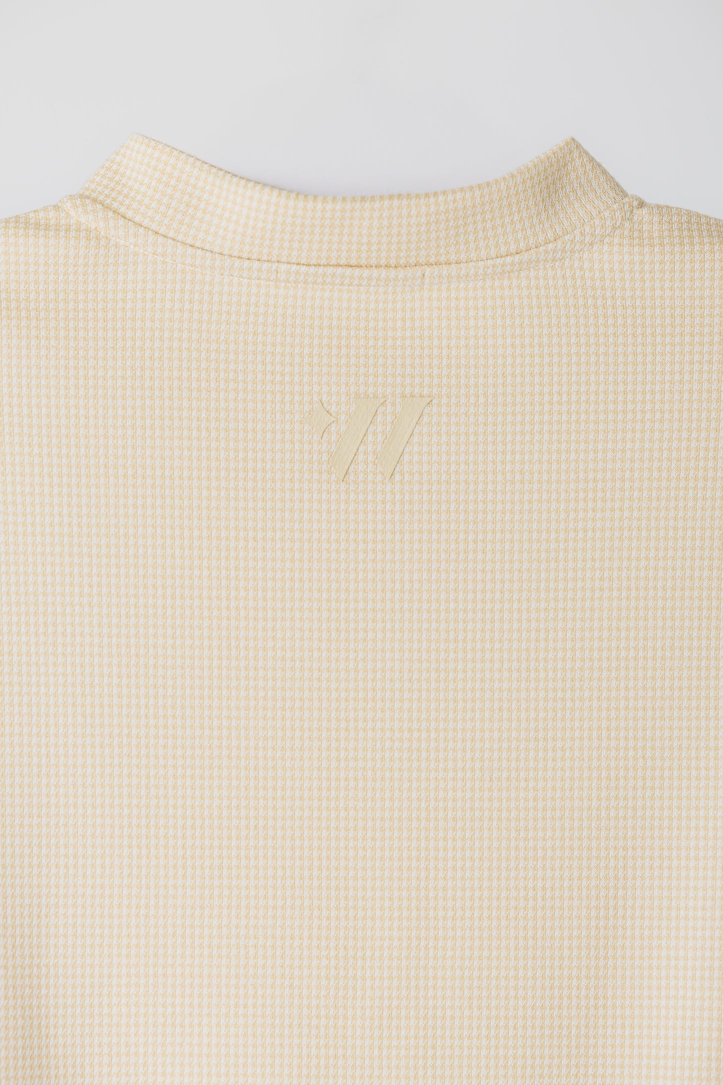 レディース　千鳥ジャガードパールフレア付きプルオーバー