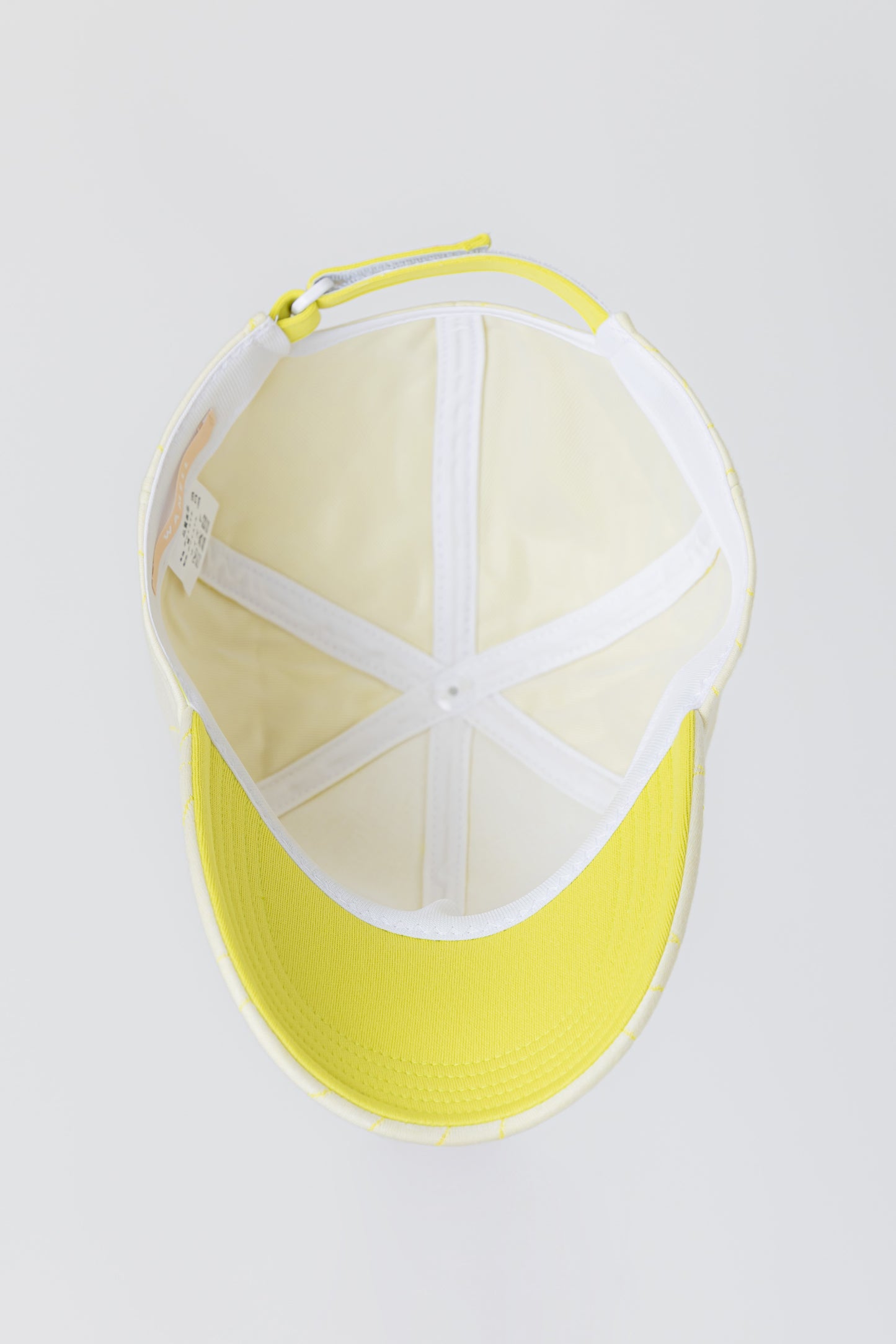 男女兼用　ロゴキルトジャガード　CAP　オフホワイト