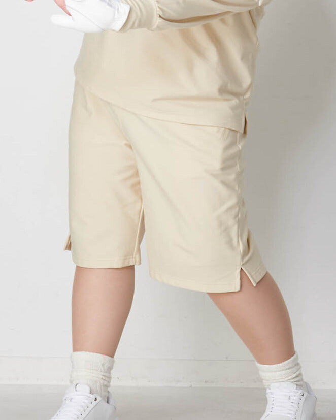 Moisture absorbing, heat generating, ultra-thin cupra knee-length shorts