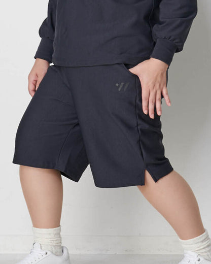 Moisture absorbing, heat generating, ultra-thin cupra knee-length shorts