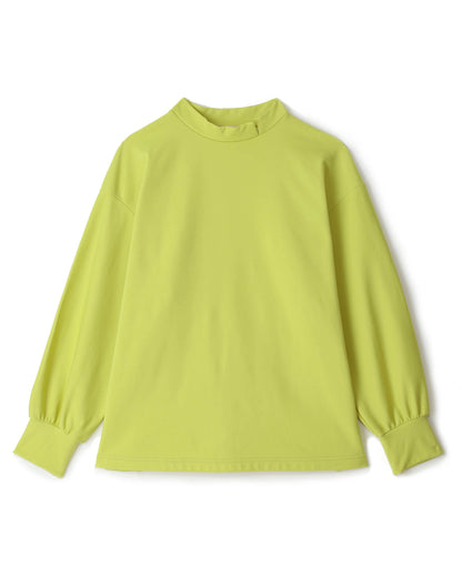 Moisture-wicking, heat-generating mock neck pullover with removable ribbon