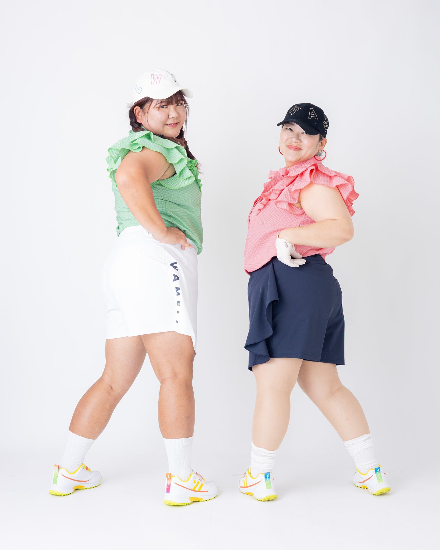 白でも透けない!? 超多機能素材ラップスカート風ショートパンツ  ホワイト
